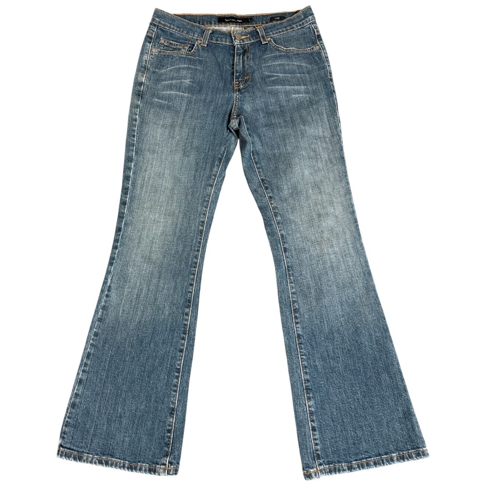 Calvin‎ Klein Flare Jeans Womens 6 Blue Denim Medium Wash Streetwear Outdoor
